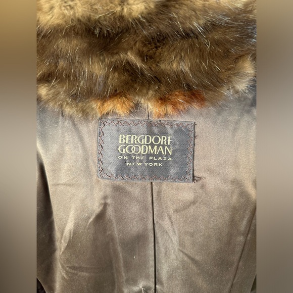 VINTAGE BERGDORF GOODMAN FULL LENGTH RUSSIAN SABLE FUR COAT JACKET SMALL - Picture 11 of 12